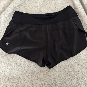 lululemon athletica Black Women's Running Shorts